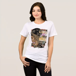 "Även i stormen, ser jag Gud" - "Förstärkta kvinno T Shirt