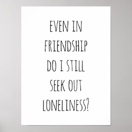 Även i Vänskap Poster