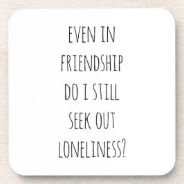 Även i Vänskap Underlägg hård plast