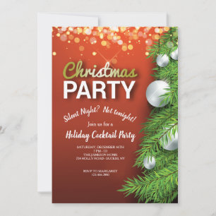 Även inbjudan till Party under jul