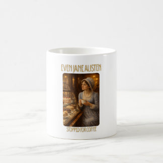 Även Jane Austen Stoppade för Kaffe Mugg