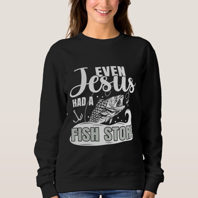 Även Jesus hade en fiskhistoria T Shirt (Framsida)