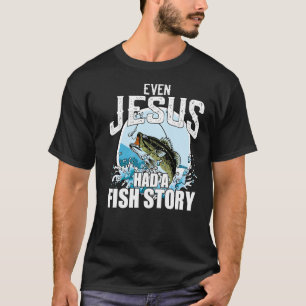 Även Jesus hade en kristen fiskelagg T Shirt