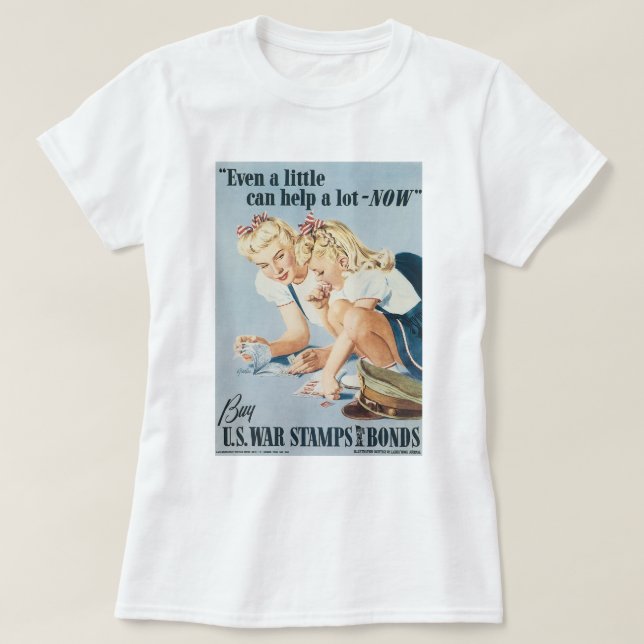 Även lite kan hjälpa Alot-NOW Tee (Design framsida)