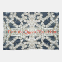 Även måste drottningen att äta kopphandduken