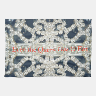 Även måste drottningen att äta kopphandduken kökshandduk