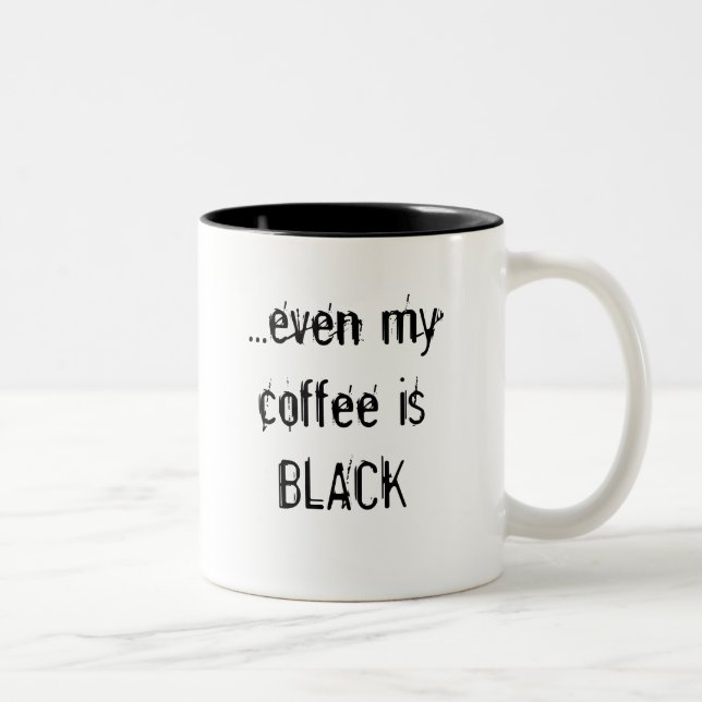 Även min kaffeisBLACK Två-Tonad Mugg (Höger)