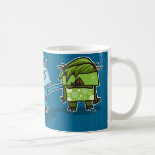 Även monster får den ledsna muggen kaffemugg