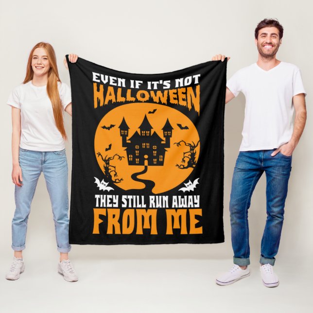 Även om det inte är Halloween Fleece Blanket (På plats)