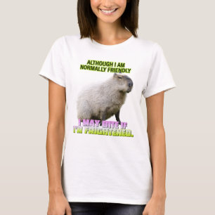 Även om jag normalt är vänlig så kan jag Bita om j T Shirt