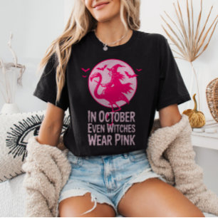 Även om vittnar om Bärans Rosa Bröstcancer Medvete T Shirt