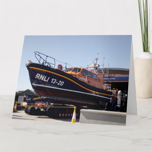 Även Pirater stöder RNLI Kort (Framsida)