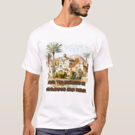 Även skuggorna i Marrakech är varma T-shirt