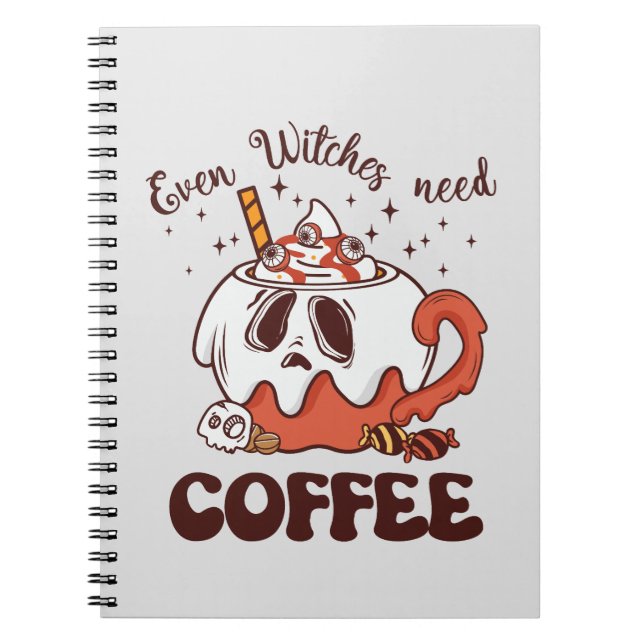 Även vittnen behöver kaffe anteckningsbok (Framsidan)