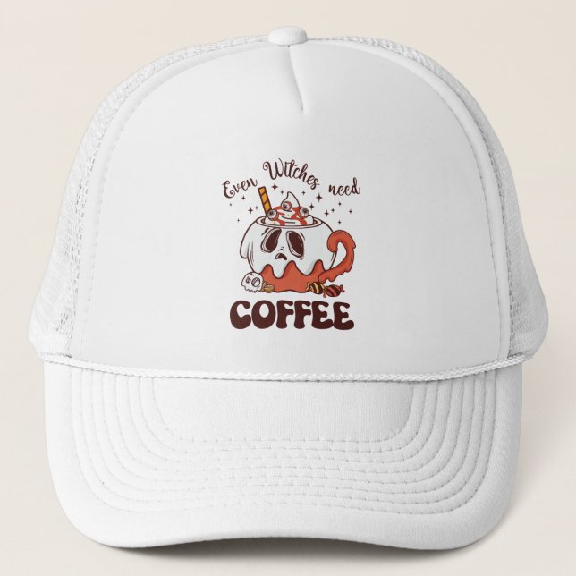 Även vittnen behöver kaffe keps (Framsida)