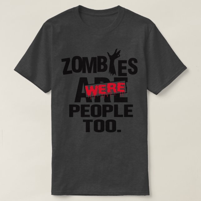 Även zombies t shirt (Design framsida)