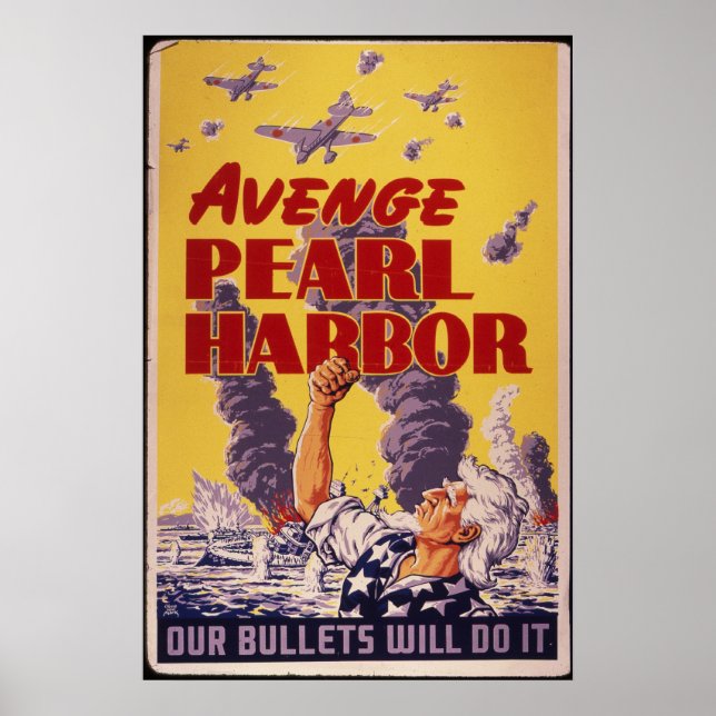 Avenge Pearl Harbour Poster (Framsidan)