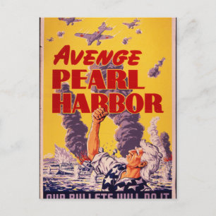 Avenge Pearl Harbour Vykort