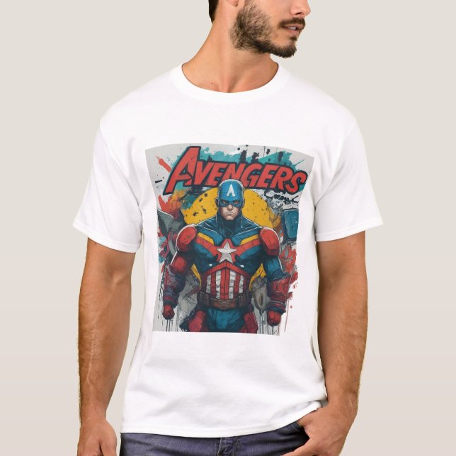 Avengers Assemble T Shirt (Framsida)