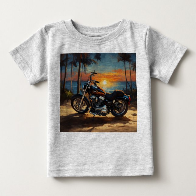 "Avengers Äventyr: Baby T-Shirt with Bike Design (Framsida)