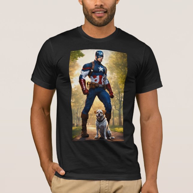 Avengers-bild tryckt T Shirt (Framsida)