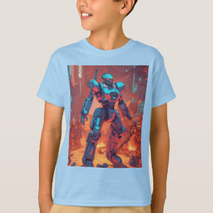 Avengers in a dense urban environment t-shirt unge