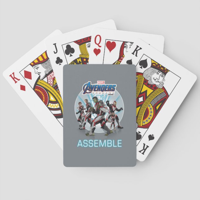 Avengers: Slutspel | Avengers Group Stance Graphic Casinokort (Baksidan)