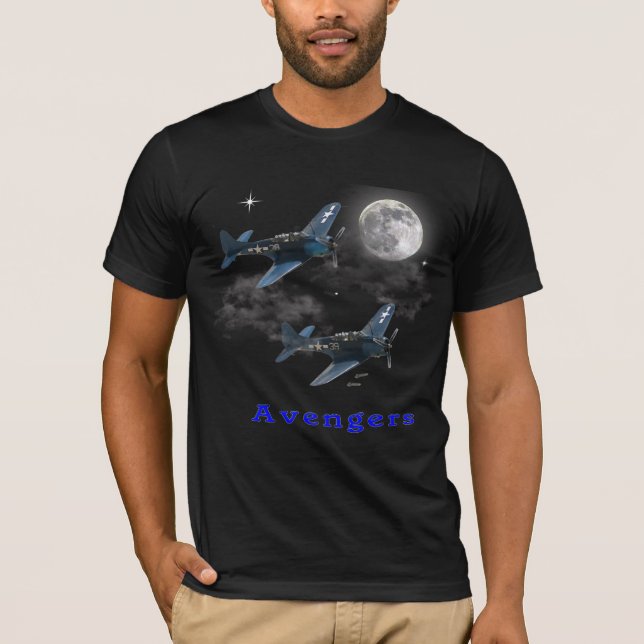 Avengers Störtbombning T Shirt (Framsida)