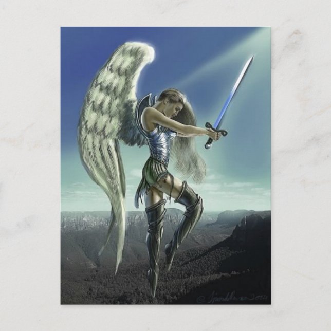 Avenging Angel Vykort (Framsida)