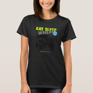 Äventyr 101 Ät Sova Hjul Upprepa 80 Series Cru T Shirt