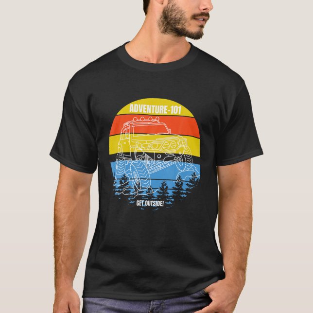 Äventyr 101 FJ Cruiser T Shirt (Framsida)