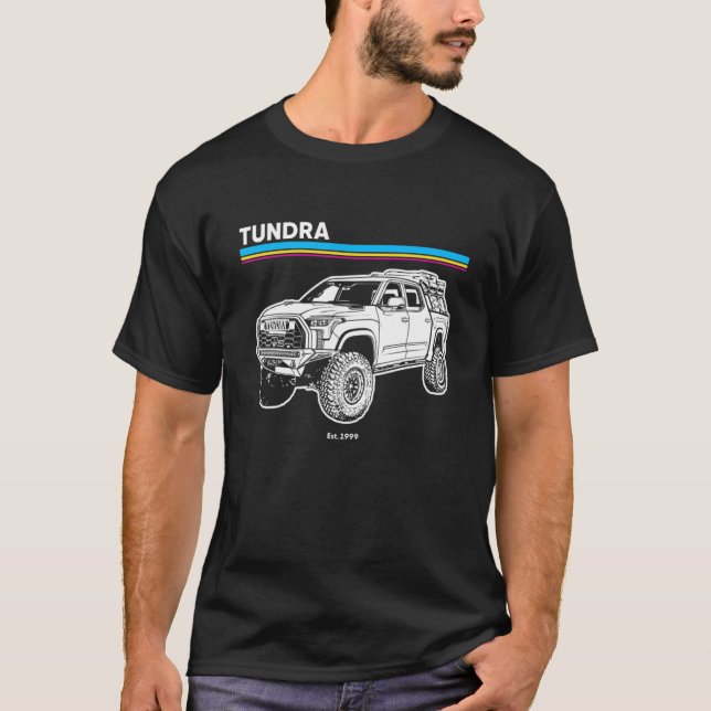 Äventyr 101 Retro Tundra T Shirt (Framsida)