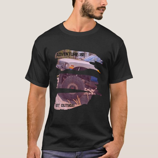 Äventyr 101 Taco Pickup T Shirt (Framsida)