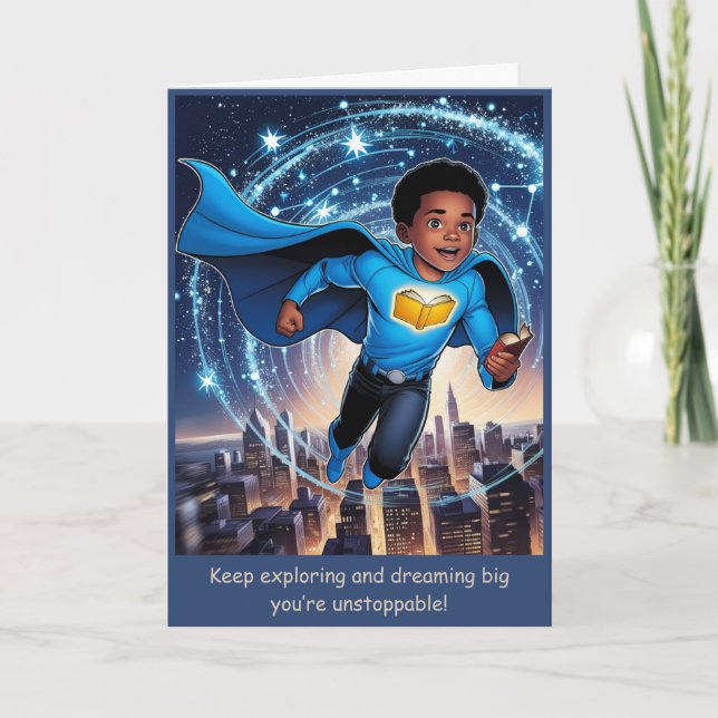 Äventyr Ahead-bekräftelsekort Helgkort (Framsida)