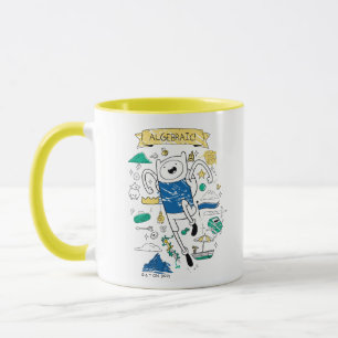 Äventyr   "Algebraic" Finn Sketch Mugg