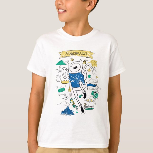 Äventyr | "Algebraic" Finn Sketch T Shirt (Framsida)