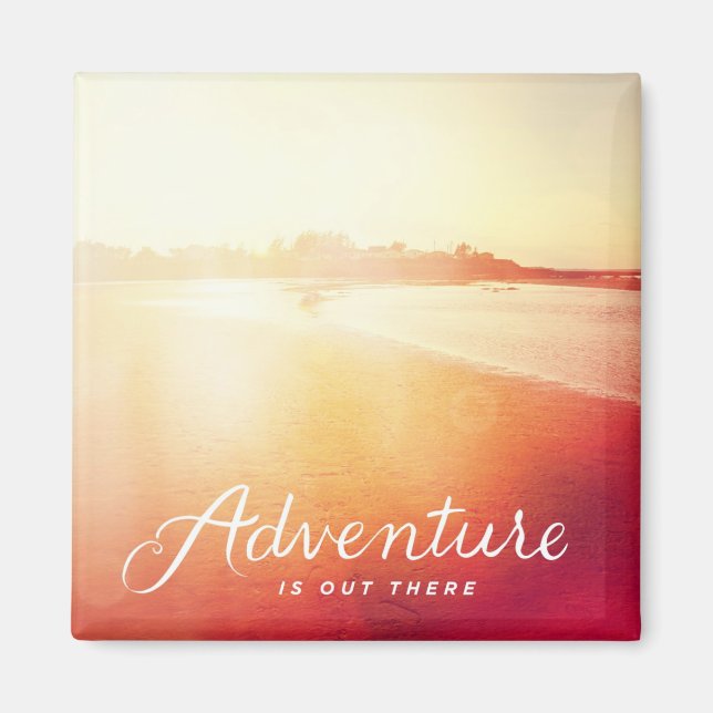 Äventyr är där ute magnet (Framsidan)