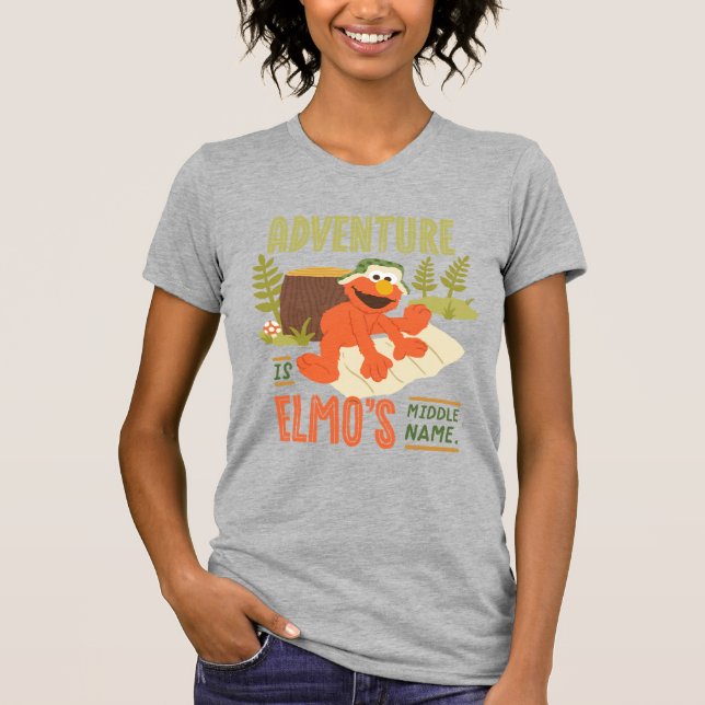 Äventyr är Elmos Mitten Namn T Shirt (Framsida)