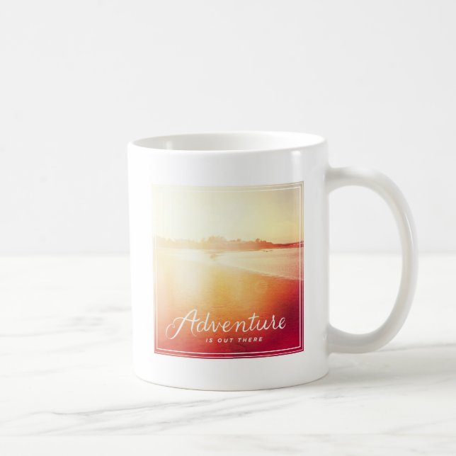 Äventyr är ut där kaffemugg (Höger)