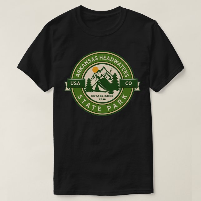 Äventyr Arkansas headwater Salida Colorado T Shirt (Design framsida)