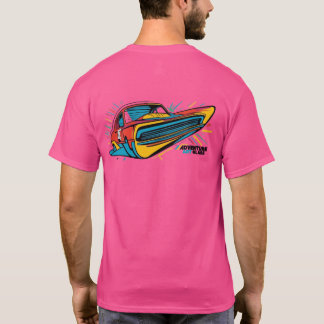 Äventyr Art Glass Vibrant Äventyr Car T Shirt
