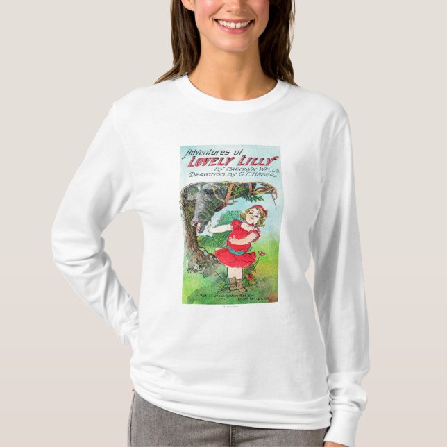 Äventyr av älskvärda Lilly vid brunnar och Kaber Tee Shirt (Framsida)