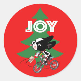 Äventyr av Mirabelle Holiday z18-presentdekal Runt Klistermärke