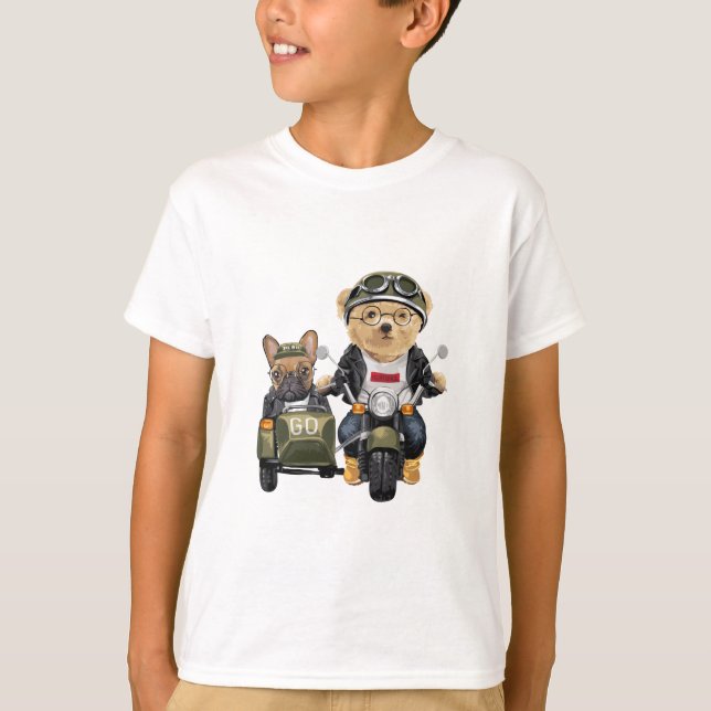Äventyr av Pee Wee och Meatball T Shirt (Framsida)