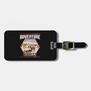 Äventyr Awaits - Alpaca Llama Travel Bagagebricka