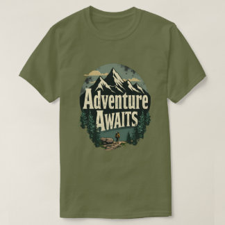 Äventyr Awaits - äventyr älskare t-shirt