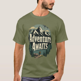 Äventyr Awaits - äventyr älskare t-shirt