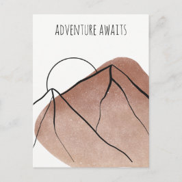 Äventyr Awaits Camping Enthusiast Vykort