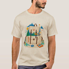 Äventyr Awaits - Explore World T-Shirt