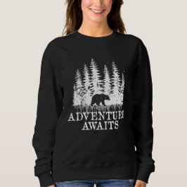 Äventyr Awaits - Forest and Bear T Shirt
